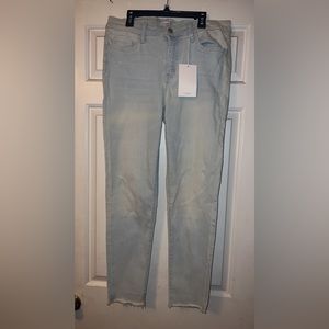 Flying monkey light wash skinny jeans